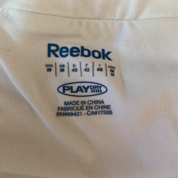 Reebok White Skort with Black Diamond Pattern - Picture 5 of 6